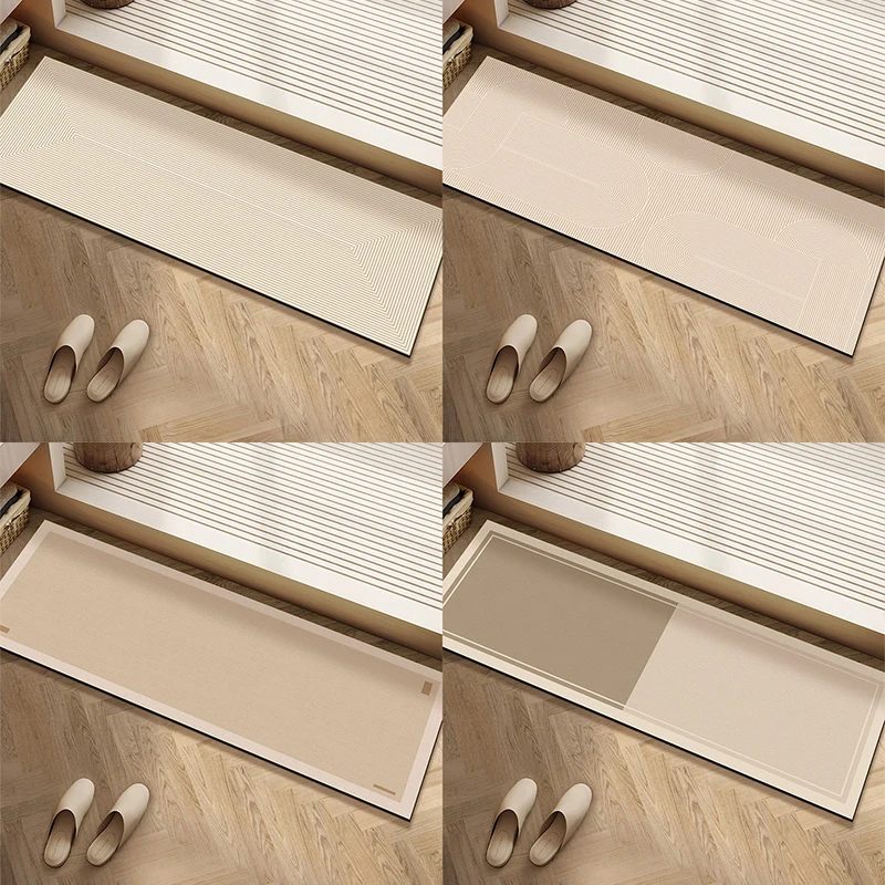 Bathroom Carpet Non-slip Water-absorbent Dirt-resistant Floor Mat Minimalist Line Texture Rug Long Home Decoration Mats 욕실 카펫
Bathroom Carpet Non-slip Water-absorbent Dirt-resistant Floor Mat Minimalist Line Texture Rug Long Home Decoration Mats 욕실 카펫