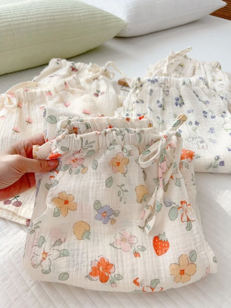 Cotton Flannel Spwear Pants Women's Loose Straight Leg Thin Double Layer Home Clothes Summer Autumn Spring Pure Cotton
Cotton Flannel Spwear Pants Women's Loose Straight Leg Thin Double Layer Home Clothes Summer Autumn Spring Pure Cotton