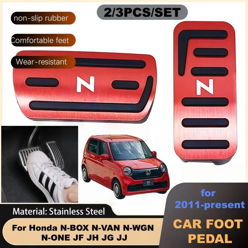 Car Gas Brake Rest Pedals for Honda N-BOX N-VAN N-WGN N-ONE JF JH JG JJ Anti-Slip Alloy Footrest Foot Pedal Cover Accessories
Car Gas Brake Rest Pedals for Honda N-BOX N-VAN N-WGN N-ONE JF JH JG JJ Anti-Slip Alloy Footrest Foot Pedal Cover Accessories