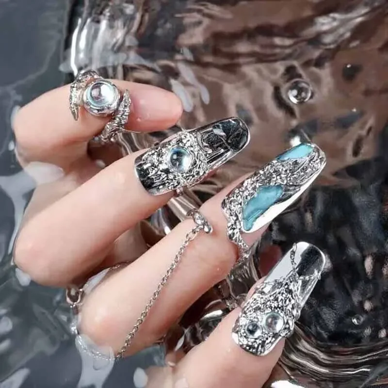 Crystal Fingernail Armor Covers Women Nail Armor Cosplay Fingernail Covers Adjustable Modern Finger Guards Finger Armor
Crystal Fingernail Armor Covers Women Nail Armor Cosplay Fingernail Covers Adjustable Modern Finger Guards Finger Armor
