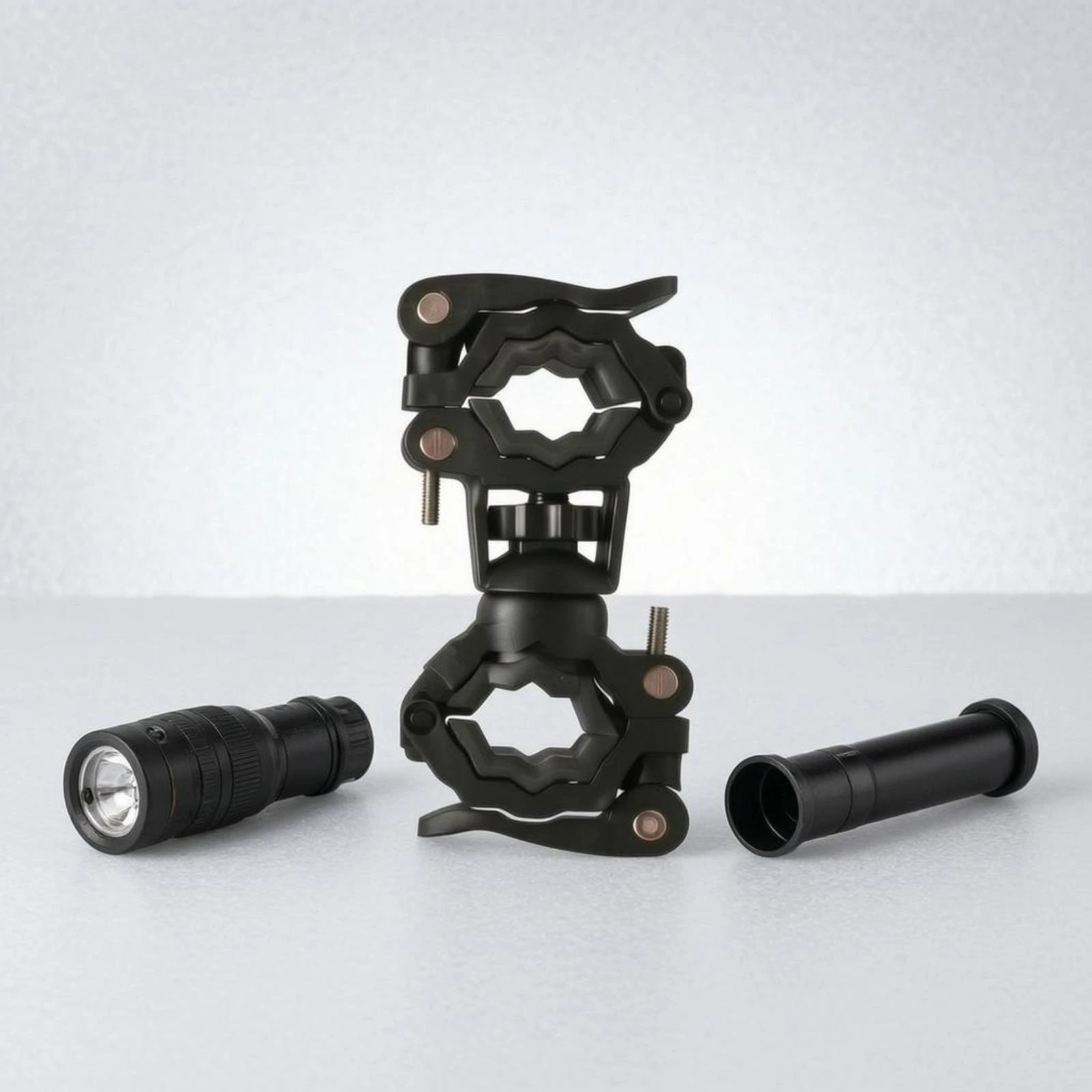 Cycle Light Mount Clamp Tightening Knob Adjustable Bike Light Bracket Flashlight Bike Mount Hard Material Cycling Gear Black
Cycle Light Mount Clamp Tightening Knob Adjustable Bike Light Bracket Flashlight Bike Mount Hard Material Cycling Gear Black