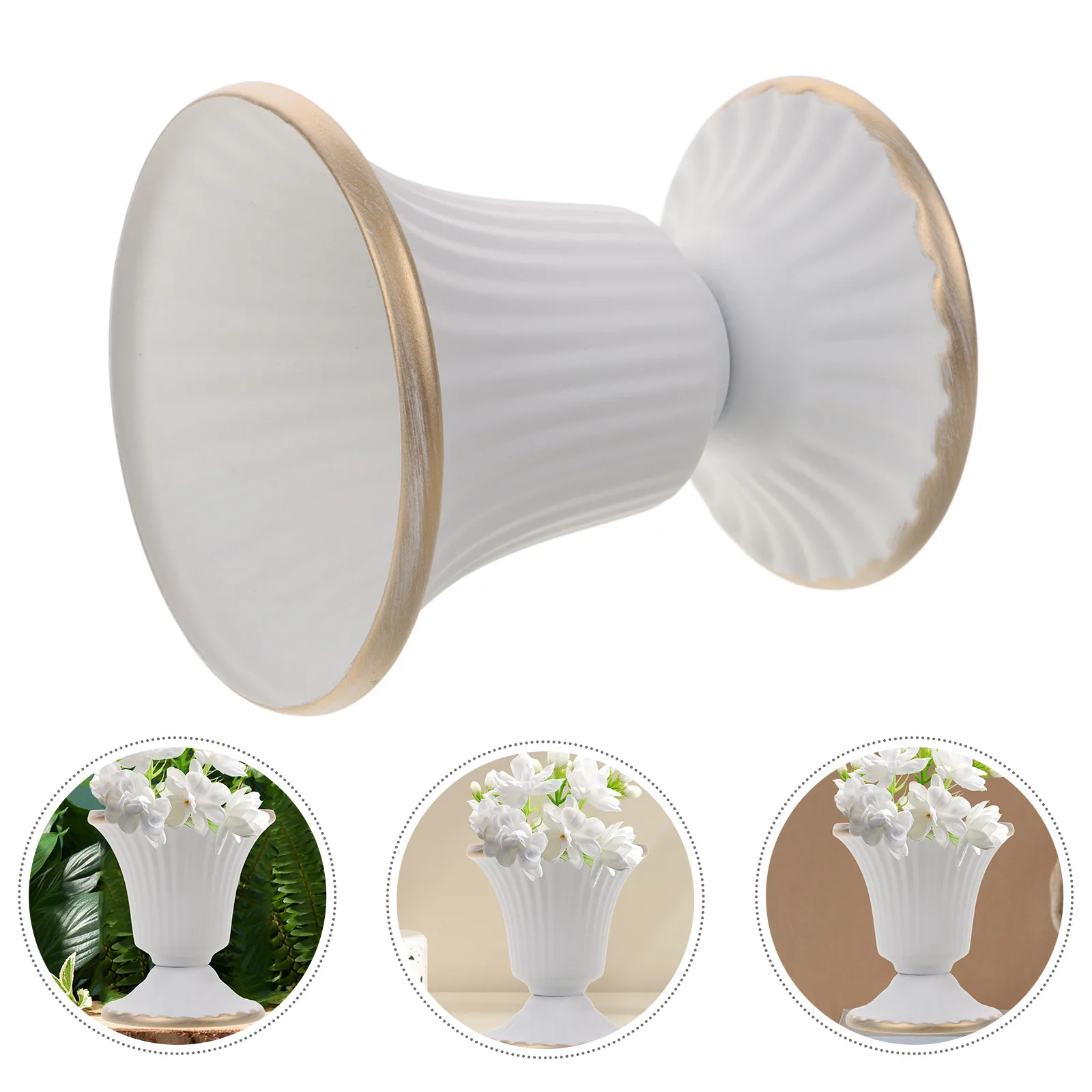 Flowerpot Vintage Memorial Vase Decorative Column Iron Wedding Urn European Style Container for Wedding Home Garden Mini Orchid
Flowerpot Vintage Memorial Vase Decorative Column Iron Wedding Urn European Style Container for Wedding Home Garden Mini Orchid
