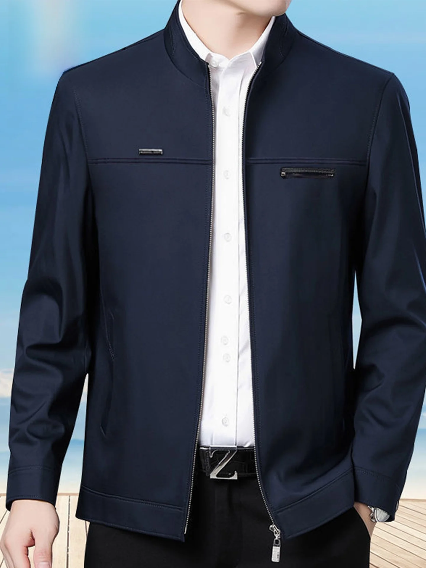 New Men's Jaet Coat Casual Busin Sle for Middle-Aged And ly Spring Autumn Seasonal Outerwear Dad Clothes
New Men's Jaet Coat Casual Busin Sle for Middle-Aged And ly Spring Autumn Seasonal Outerwear Dad Clothes