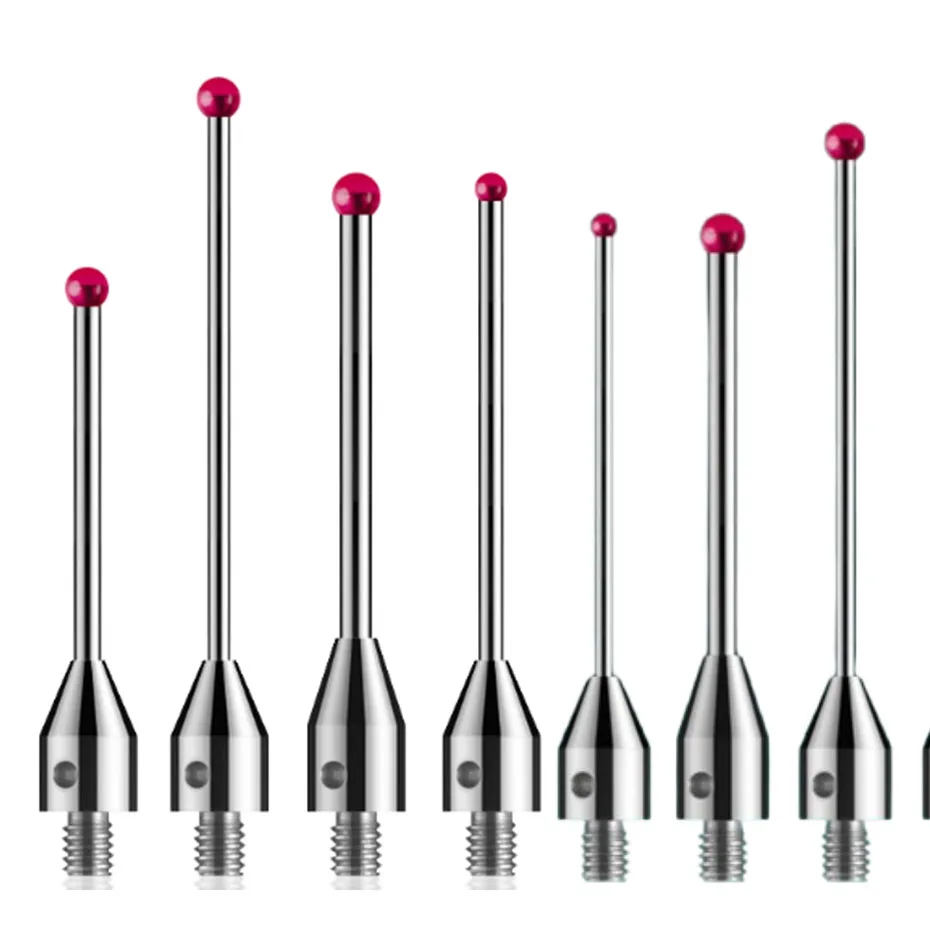 CNC probe M4 thread ruby measuring needle three coordinate measuring head measuring rod probe machine tool three-dimensional
CNC probe M4 thread ruby measuring needle three coordinate measuring head measuring rod probe machine tool three-dimensional