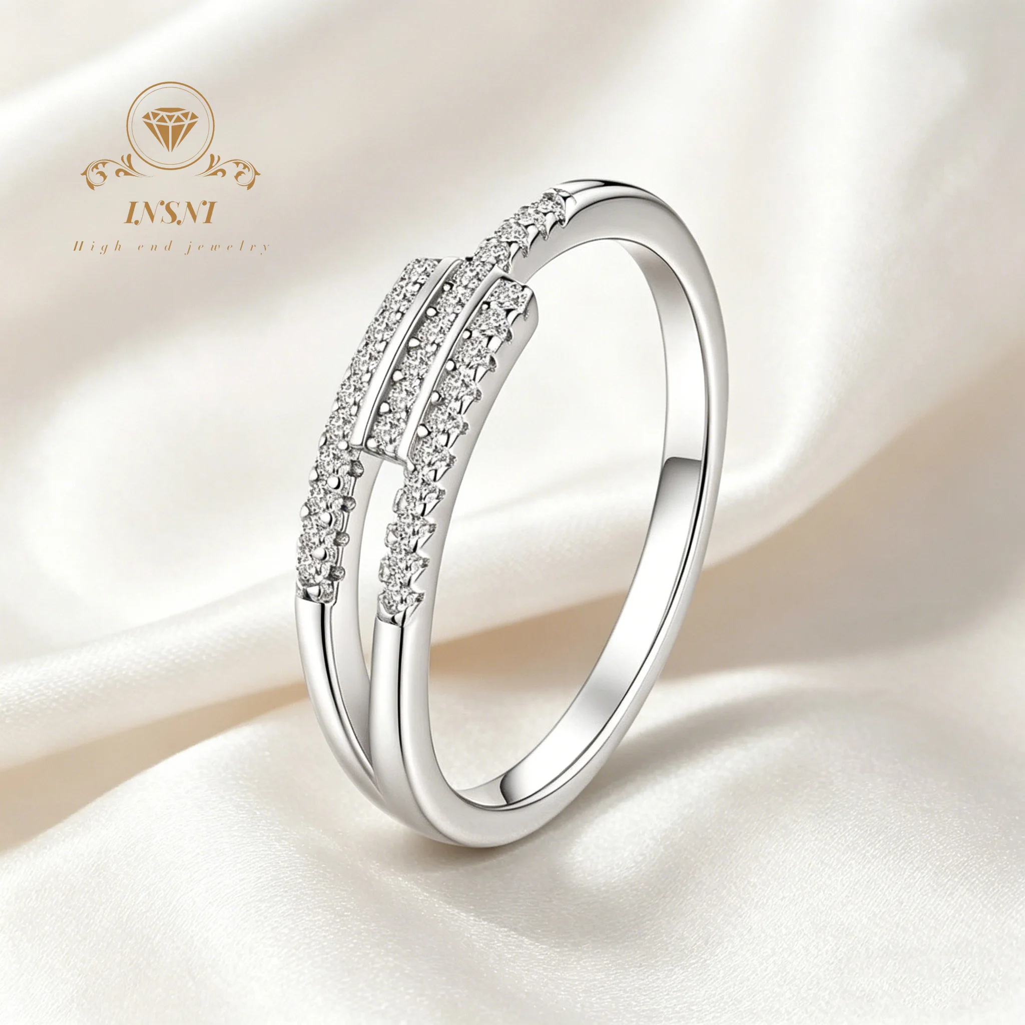 S925 Silver Moissanite Ring HipHop Asymmetrical Stackable Moissanite Ring Women Jewelry Affordable Light Luxury Jewelry gift
S925 Silver Moissanite Ring HipHop Asymmetrical Stackable Moissanite Ring Women Jewelry Affordable Light Luxury Jewelry gift