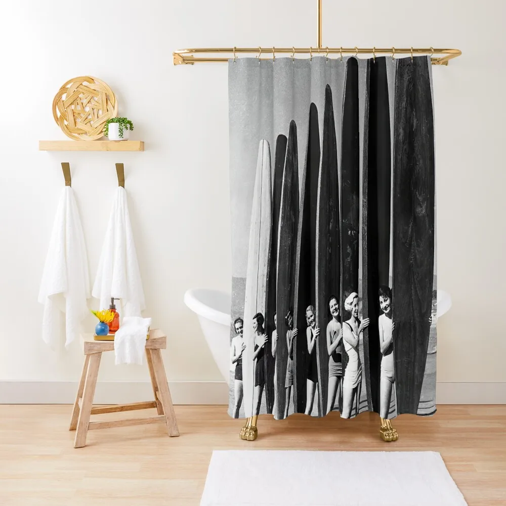 Surfers on Beach Vintage Black and White Photograph Shower Curtain Shower Set For Bathroom Curtain
Surfers on Beach Vintage Black and White Photograph Shower Curtain Shower Set For Bathroom Curtain