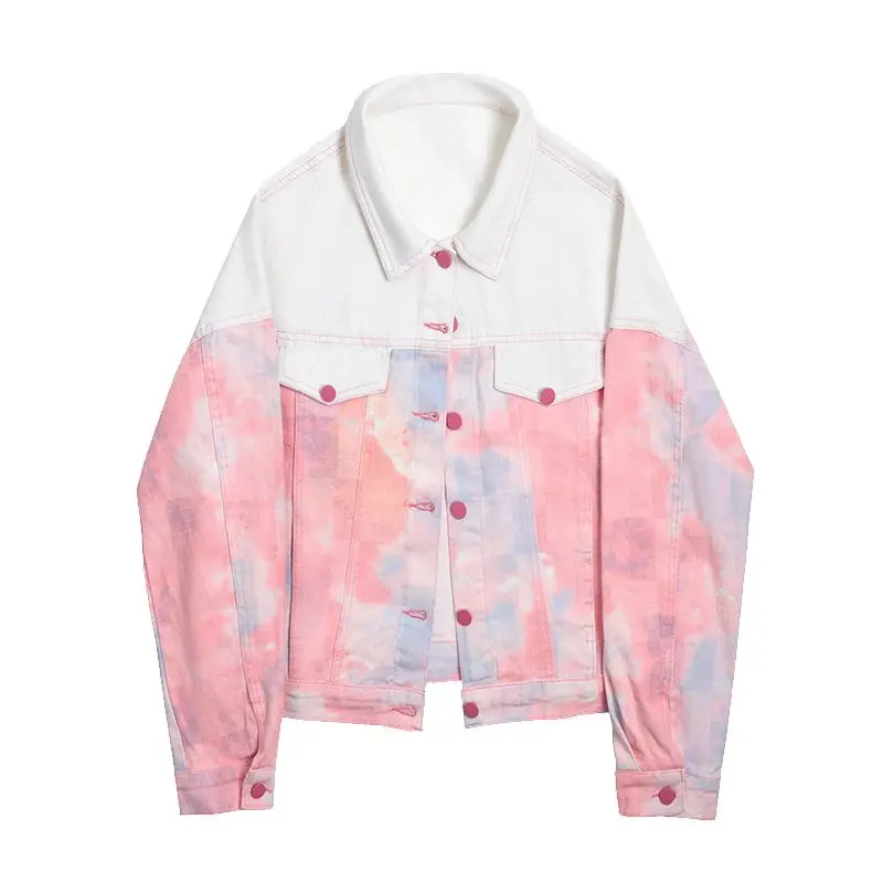 Spliced Color Pink Plaid Denim Jacket Women Slim Vintage Streetwear Short Women's Jacket Batwing Sleeve Sweet Coat Office
Spliced Color Pink Plaid Denim Jacket Women Slim Vintage Streetwear Short Women's Jacket Batwing Sleeve Sweet Coat Office