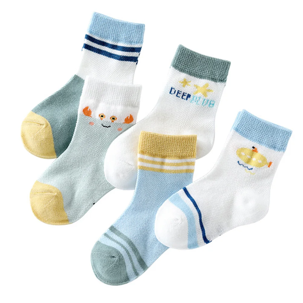 5 Pair Summer Thin Cotton Socks Baby Middle Tube Mesh Kids Boys Girls Unisex 3 5 Years T002 Lightweight Comfortable Elastic
5 Pair Summer Thin Cotton Socks Baby Middle Tube Mesh Kids Boys Girls Unisex 3 5 Years T002 Lightweight Comfortable Elastic