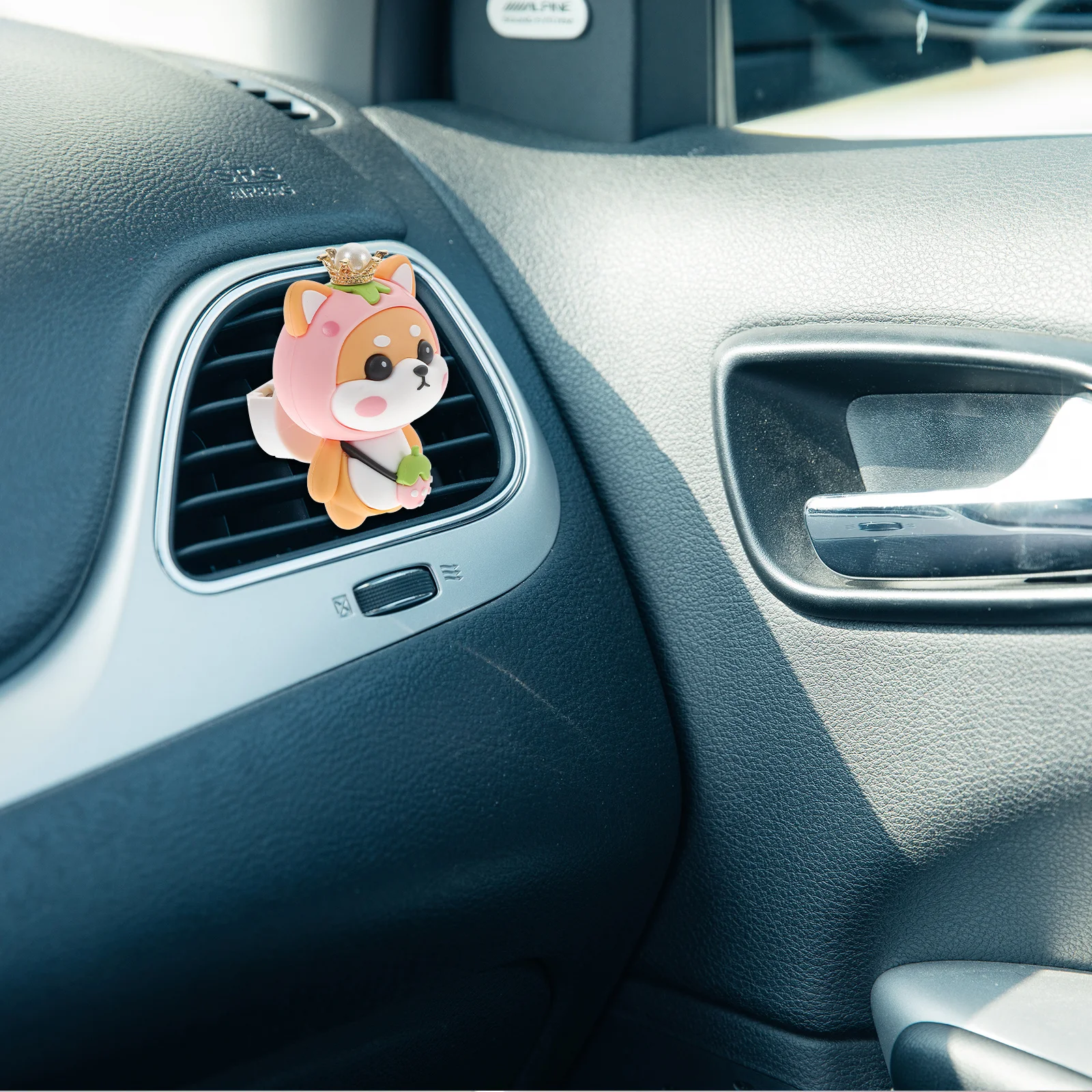 Car Air Freshener Clip Cartoon Dog Vent Clip Car Outlet Aroma Decoration Reduce Driving Fatigue Dashboard Decorations 
Car Air Freshener Clip Cartoon Dog Vent Clip Car Outlet Aroma Decoration Reduce Driving Fatigue Dashboard Decorations