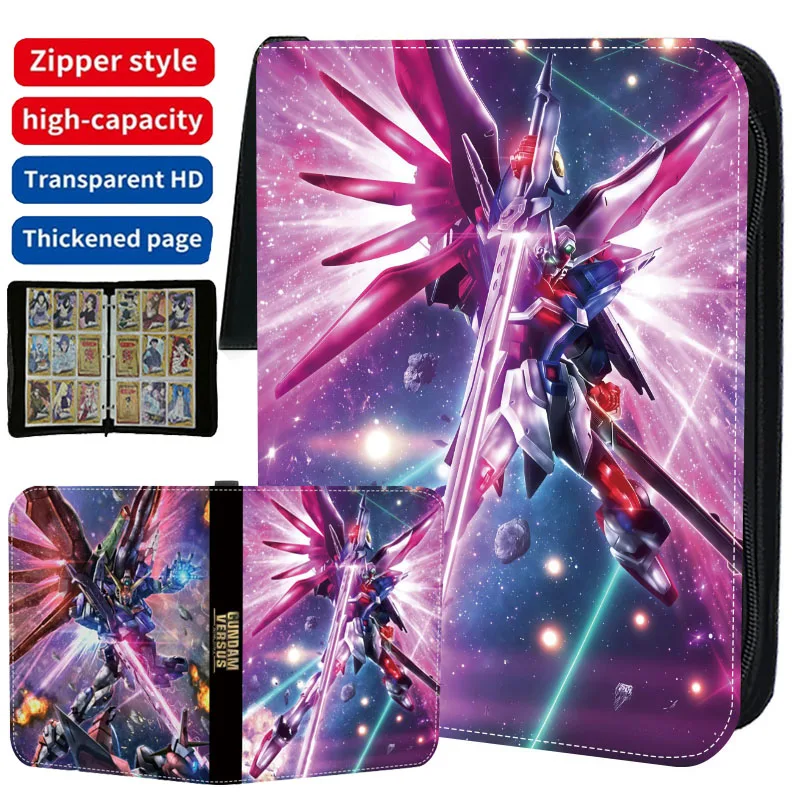 400-900 шт., папка для карт GUNDAM, 4/9, карманная молния, искусственная кожа, альбом для карт, папка для книг, двойной карман, игры с героями мультфильмов, коллекция карт
400-900 шт., папка для карт GUNDAM, 4/9, карманная молния, искусственная кожа, альбом для карт, папка для книг, двойной карман, игры с героями мультфильмов, коллекция карт