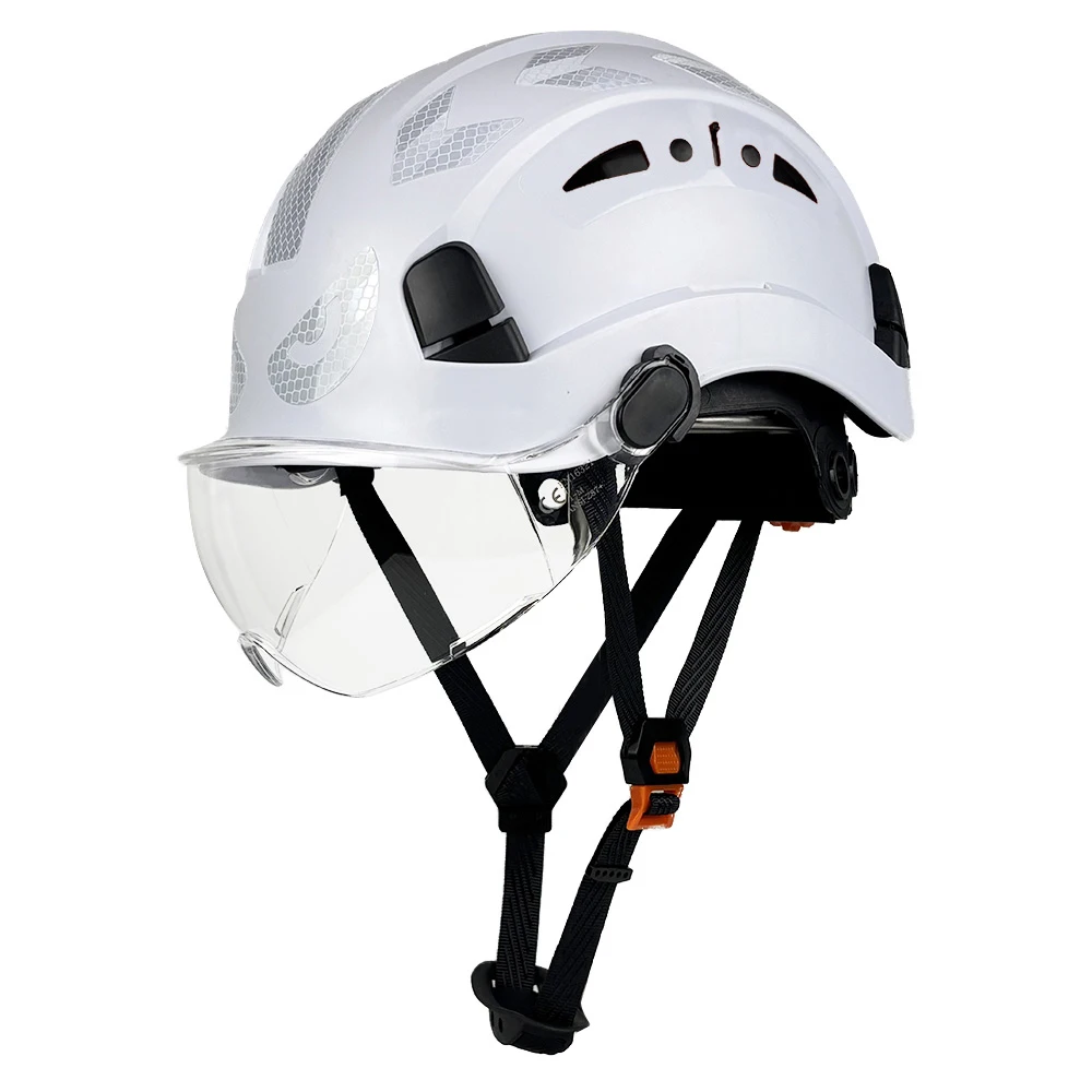 CE Construction Safety Helmet w/ Goggles and Reflective Stickers ABS Hard Hat Adjustable VentilationWork Hat Head Protection New
CE Construction Safety Helmet w/ Goggles and Reflective Stickers ABS Hard Hat Adjustable VentilationWork Hat Head Protection New