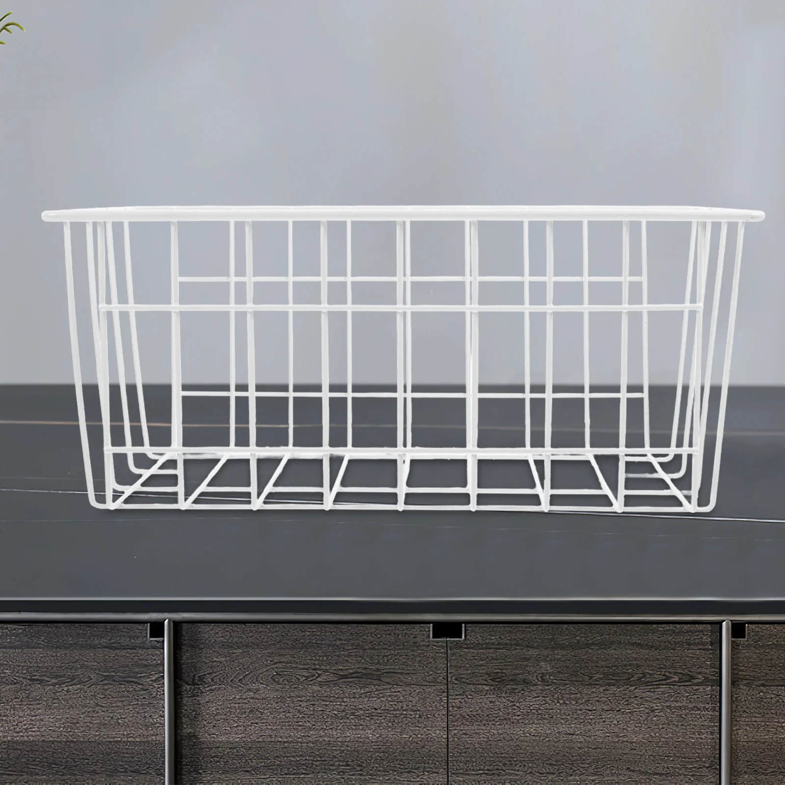 Wall-Mounted Freezer Storage Basket Multi-Functional Space-Saving Kitchen Organizer Breathable Metal Wire Basket for Fruits
Wall-Mounted Freezer Storage Basket Multi-Functional Space-Saving Kitchen Organizer Breathable Metal Wire Basket for Fruits