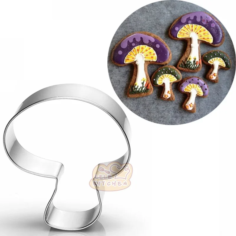 1pcs Mushroom Moldes Metal Cookie Cutter diy patisserie reposteria Cupcake Pastry Biscuit Fondant Cake Tools Kitchen Accessories
1pcs Mushroom Moldes Metal Cookie Cutter diy patisserie reposteria Cupcake Pastry Biscuit Fondant Cake Tools Kitchen Accessories