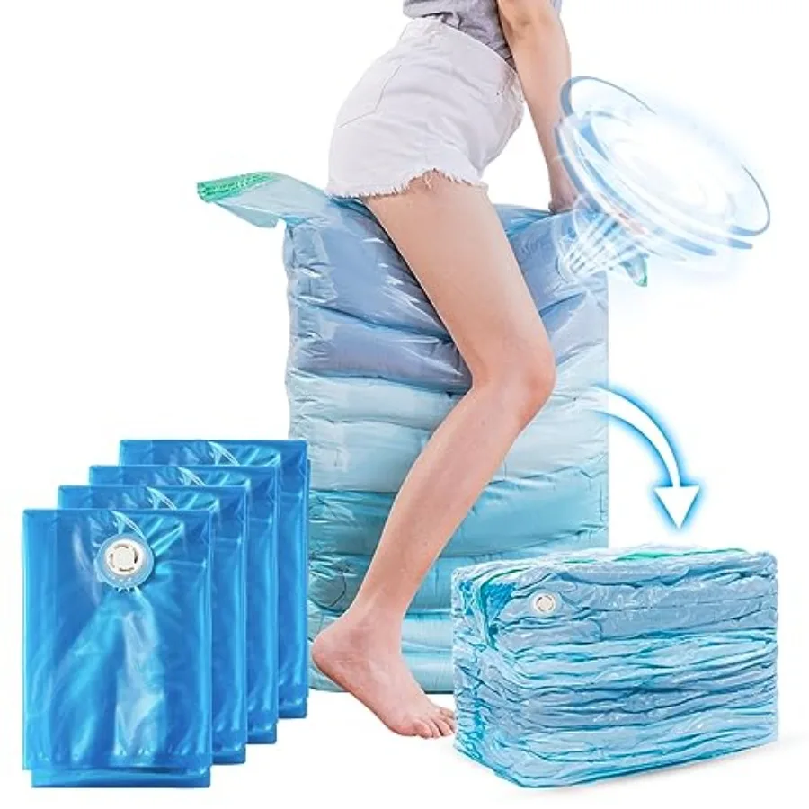 Vacuum Storage Bags Pack Cube 31x0x15 inch Large Vacuum Seal Bags for Clothing Beddings Comforters Blankets Pillows Saving Spac
Vacuum Storage Bags Pack Cube 31x0x15 inch Large Vacuum Seal Bags for Clothing Beddings Comforters Blankets Pillows Saving Spac