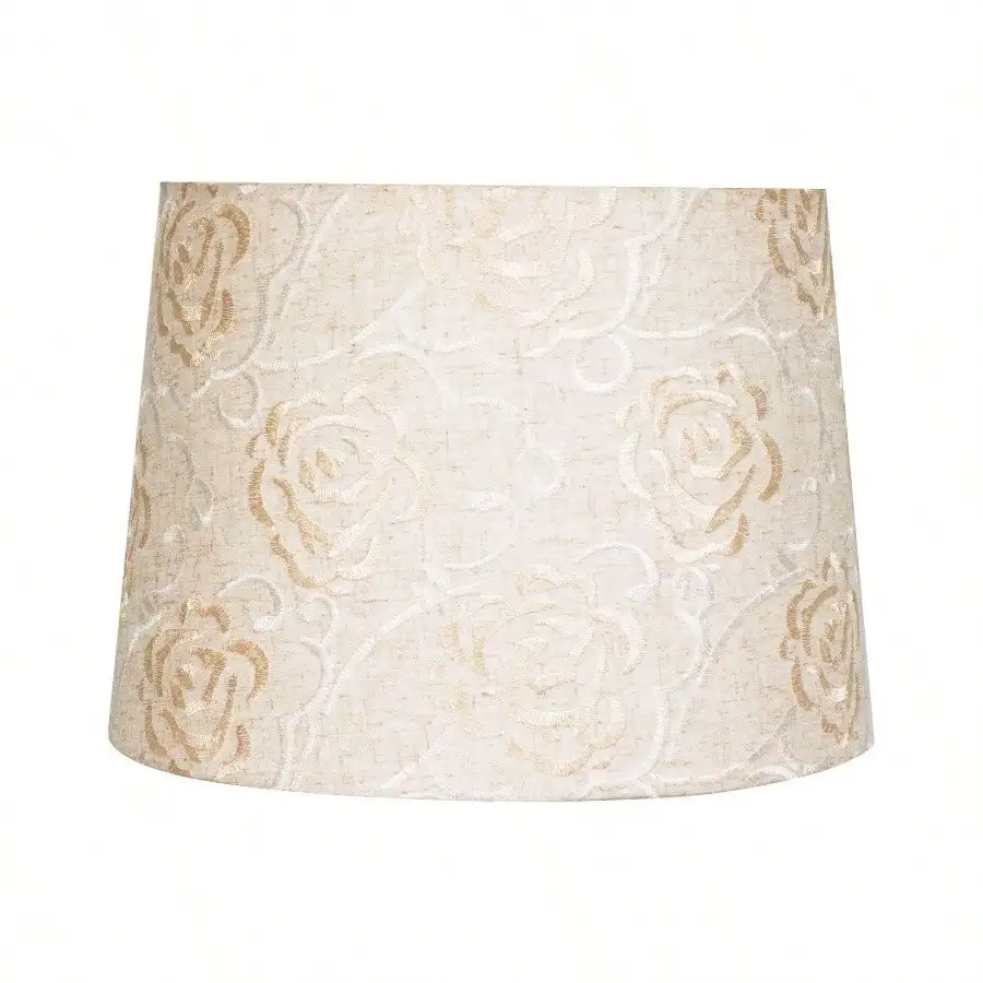 Embroidery White Fabric Lamp Shade 10Hx 14D Classic Dorm Room Adult Use Elegant Lighting Decor
Embroidery White Fabric Lamp Shade 10Hx 14D Classic Dorm Room Adult Use Elegant Lighting Decor