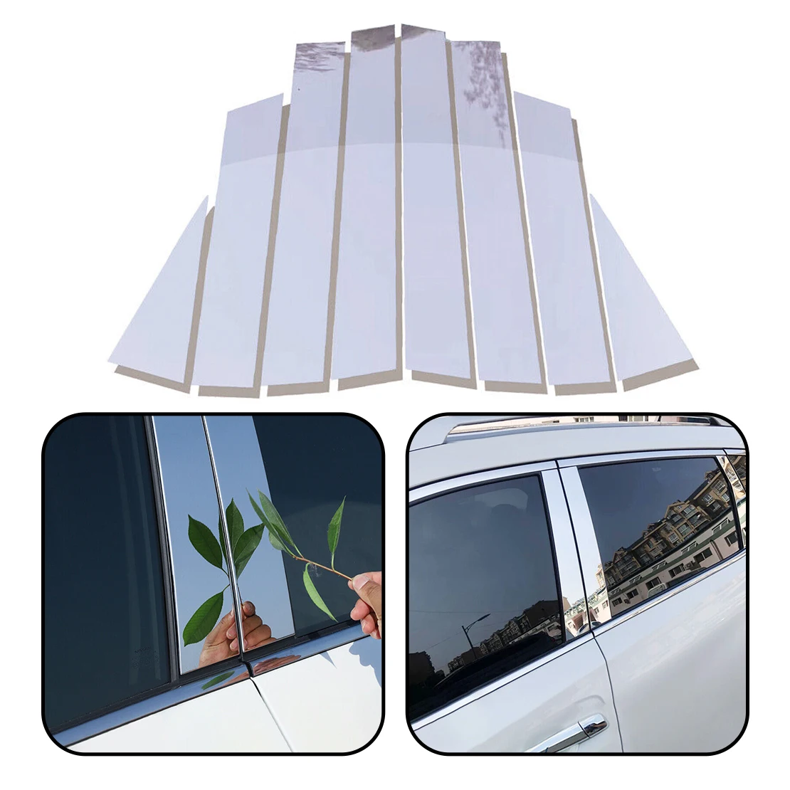 1 Set PC Car Window Door B C Pillar Post Trim Cover Chrome Silver Fit for Nissan Rogue 2014 2015 2016 2017 2018 2019 2020
1 Set PC Car Window Door B C Pillar Post Trim Cover Chrome Silver Fit for Nissan Rogue 2014 2015 2016 2017 2018 2019 2020