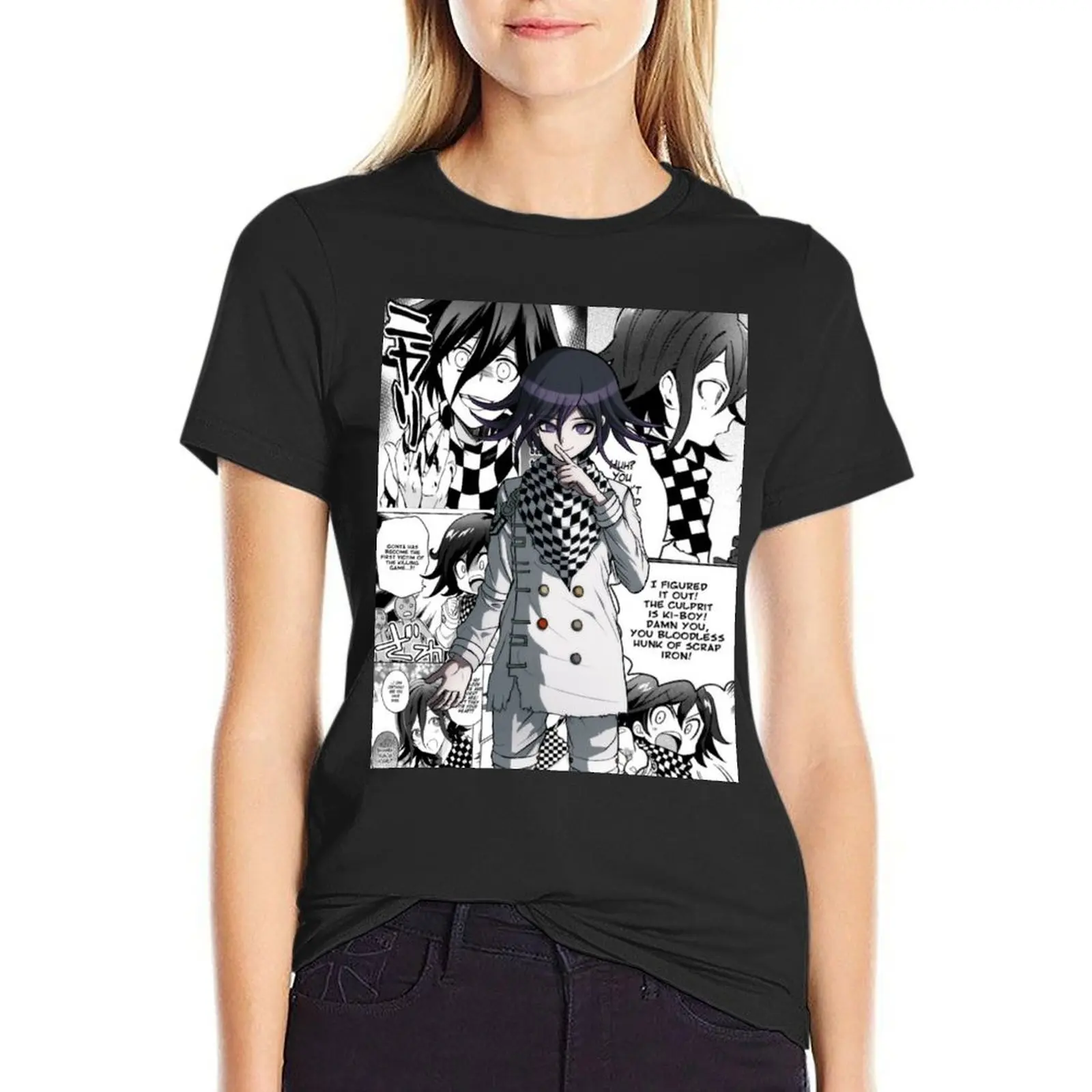 Kokichi Ouma Embodiment of a Lie Manga T-Shirt plus size tops korean fashion cute tops animal prinfor western t shirts for Women
Kokichi Ouma Embodiment of a Lie Manga T-Shirt plus size tops korean fashion cute tops animal prinfor western t shirts for Women