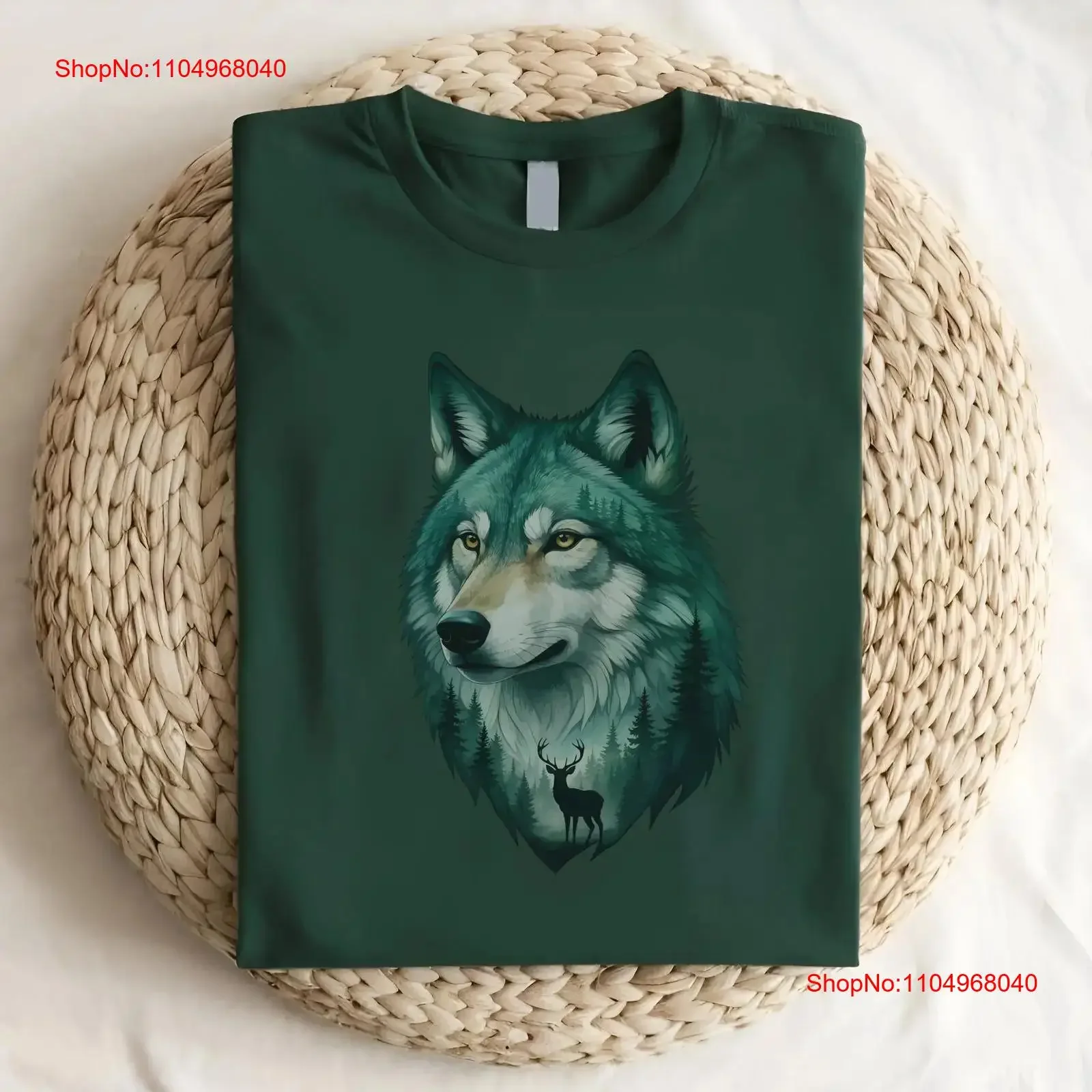 Футболка с двойным воздействия, волком и лесом, оленем, дикой природой, любителем животных, винтажный стираный повседневный топ унисекс для повседневной носки
Футболка с двойным воздействия, волком и лесом, оленем, дикой природой, любителем животных, винтажный стираный повседневный топ унисекс для повседневной носки