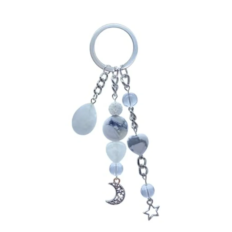 Cute Crystal Keychains Boho Key Rings for Car Keys Kawaii Bag Accessories Charms Bling Healing Teardrop Keyring Handmade
Cute Crystal Keychains Boho Key Rings for Car Keys Kawaii Bag Accessories Charms Bling Healing Teardrop Keyring Handmade