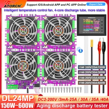 DL24MP 600 W Auto Power Elektronische Last Spannung Anzeige Batterie Tester 18650 Pack Kapazität Monitor USB DC 72 V Checker werkzeuge