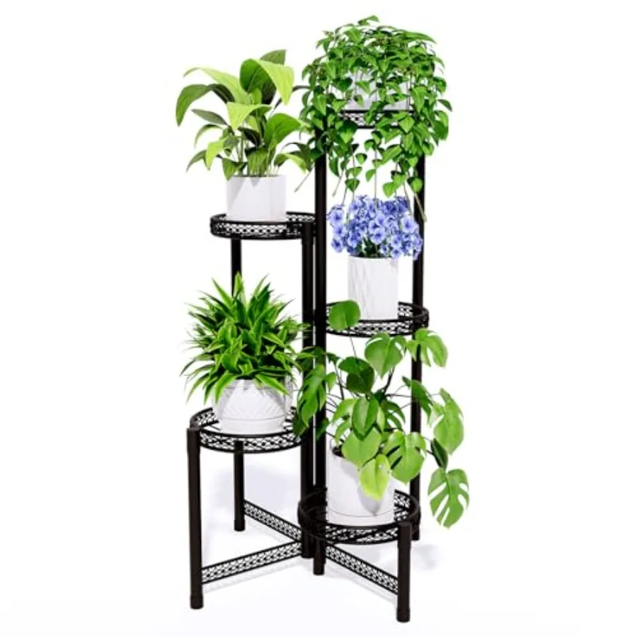 Metal Plant Stand Indoor Outdoor - Corner Tall Plant Shelf for Multiple Plants, Foldable Heavy Duty Plant Holder - Decoration f
Metal Plant Stand Indoor Outdoor - Corner Tall Plant Shelf for Multiple Plants, Foldable Heavy Duty Plant Holder - Decoration f