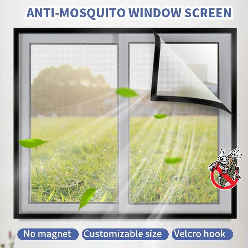 Anti-Mosquito Window Screen Summer Tulle Insect Curtain Single Piece Striped Polyester Mesh Screen Mosquito Nets for Window
Anti-Mosquito Window Screen Summer Tulle Insect Curtain Single Piece Striped Polyester Mesh Screen Mosquito Nets for Window