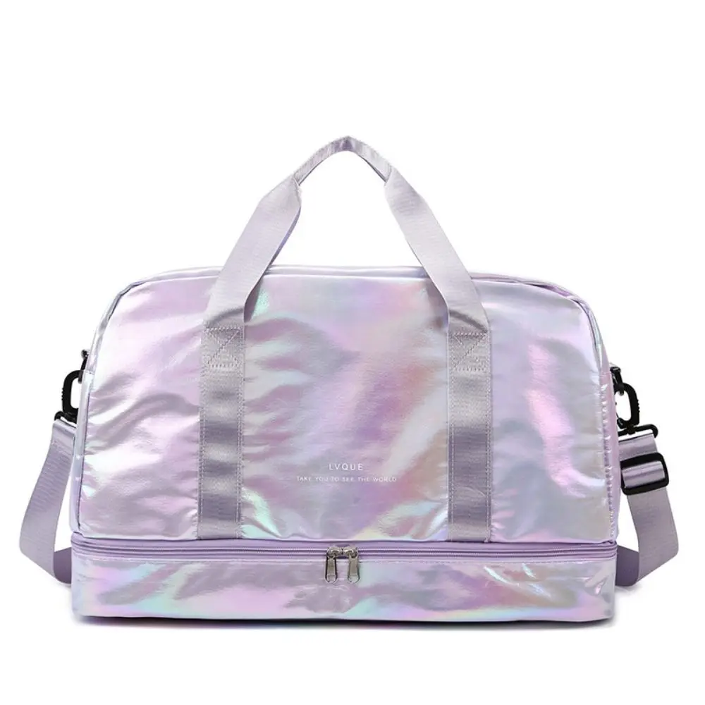 Pearlescent Fabric Gym Bag Fashion Wet Dry Separation Women's Travel Bag Durable Crossbody Fitness Handbag Business Trips
Pearlescent Fabric Gym Bag Fashion Wet Dry Separation Women's Travel Bag Durable Crossbody Fitness Handbag Business Trips