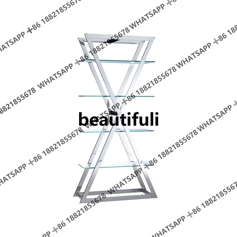 floor-to-ceiling display rack Glass clothing store shelf Light luxury wine cabinet Transparent display
floor-to-ceiling display rack Glass clothing store shelf Light luxury wine cabinet Transparent display