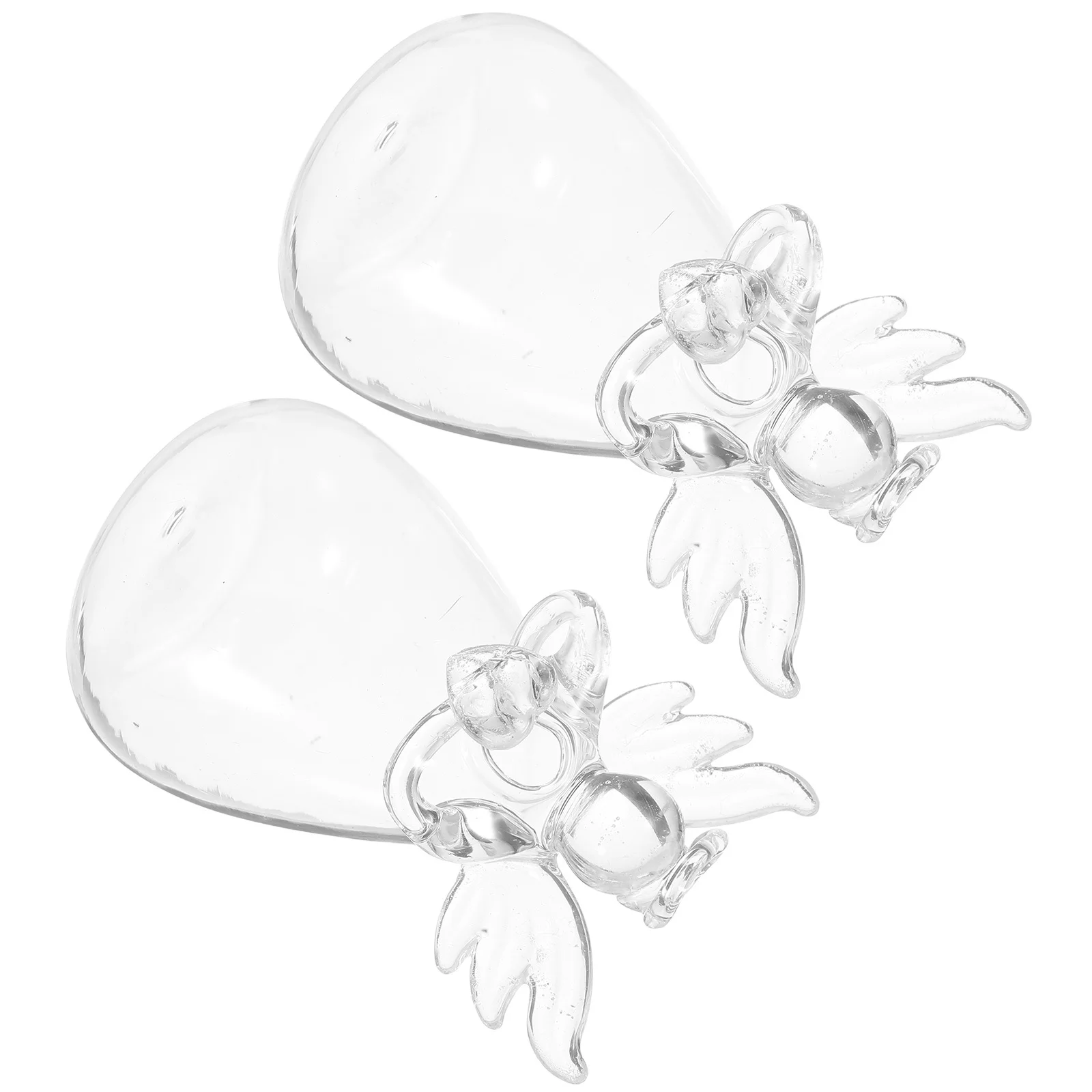 2Pcs Creative Glass Angel Flower Vases Modern Hydroponic Planter Home Hotel Decoration Small Clear Floral Containers
2Pcs Creative Glass Angel Flower Vases Modern Hydroponic Planter Home Hotel Decoration Small Clear Floral Containers