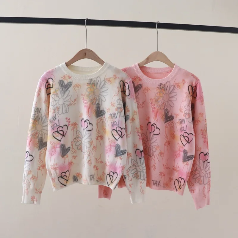 Luxury Brand Design Y2k Print Sweater Women 2024 Women's Sweaters Pullover Wool Jumper Long Sleeve Jersey KnitTops Knitwear
Luxury Brand Design Y2k Print Sweater Women 2024 Women's Sweaters Pullover Wool Jumper Long Sleeve Jersey KnitTops Knitwear