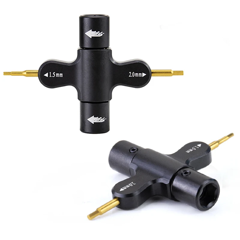 Four Square Wrench M3/M5 with Bearing Quick Release Sleeve Uesd for RC FPV Traversing Machine Drones Outfield Maintain DIY Parts
Four Square Wrench M3/M5 with Bearing Quick Release Sleeve Uesd for RC FPV Traversing Machine Drones Outfield Maintain DIY Parts