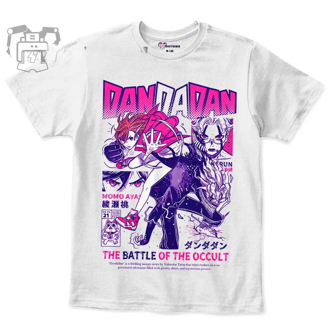 Okarun Momo Ayase Day Cartoon Print Fashion T-shirt Men's summer 100% cotton casual loose breathable top
Okarun Momo Ayase Day Cartoon Print Fashion T-shirt Men's summer 100% cotton casual loose breathable top