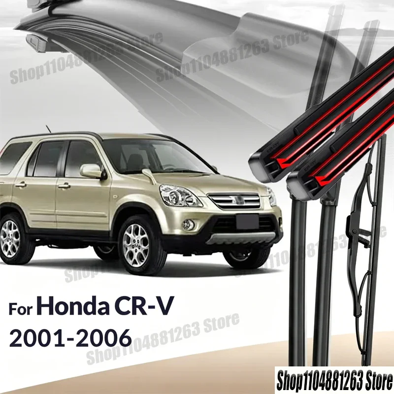 21"+20"+11" Wiper Blades Set All Weather Replacement Parts For Honda CR-V MK2 2001-2006
21"+20"+11" Wiper Blades Set All Weather Replacement Parts For Honda CR-V MK2 2001-2006