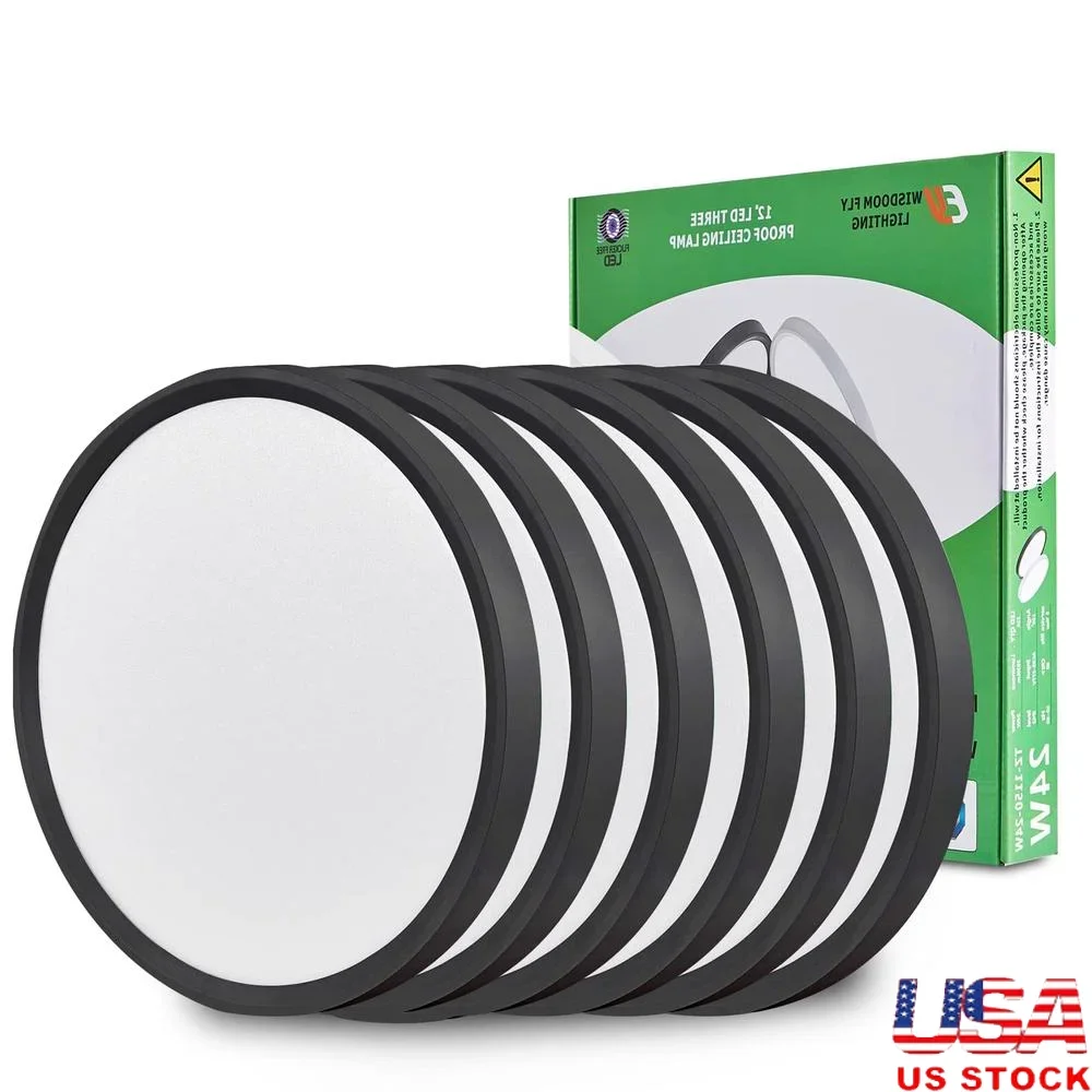 12 Inch LED Flush Mount Ceiling Light 6PK CCT Selectable 3000K 4000K 6000K Slim Panel Light Energy Efficient Indoor Use
12 Inch LED Flush Mount Ceiling Light 6PK CCT Selectable 3000K 4000K 6000K Slim Panel Light Energy Efficient Indoor Use