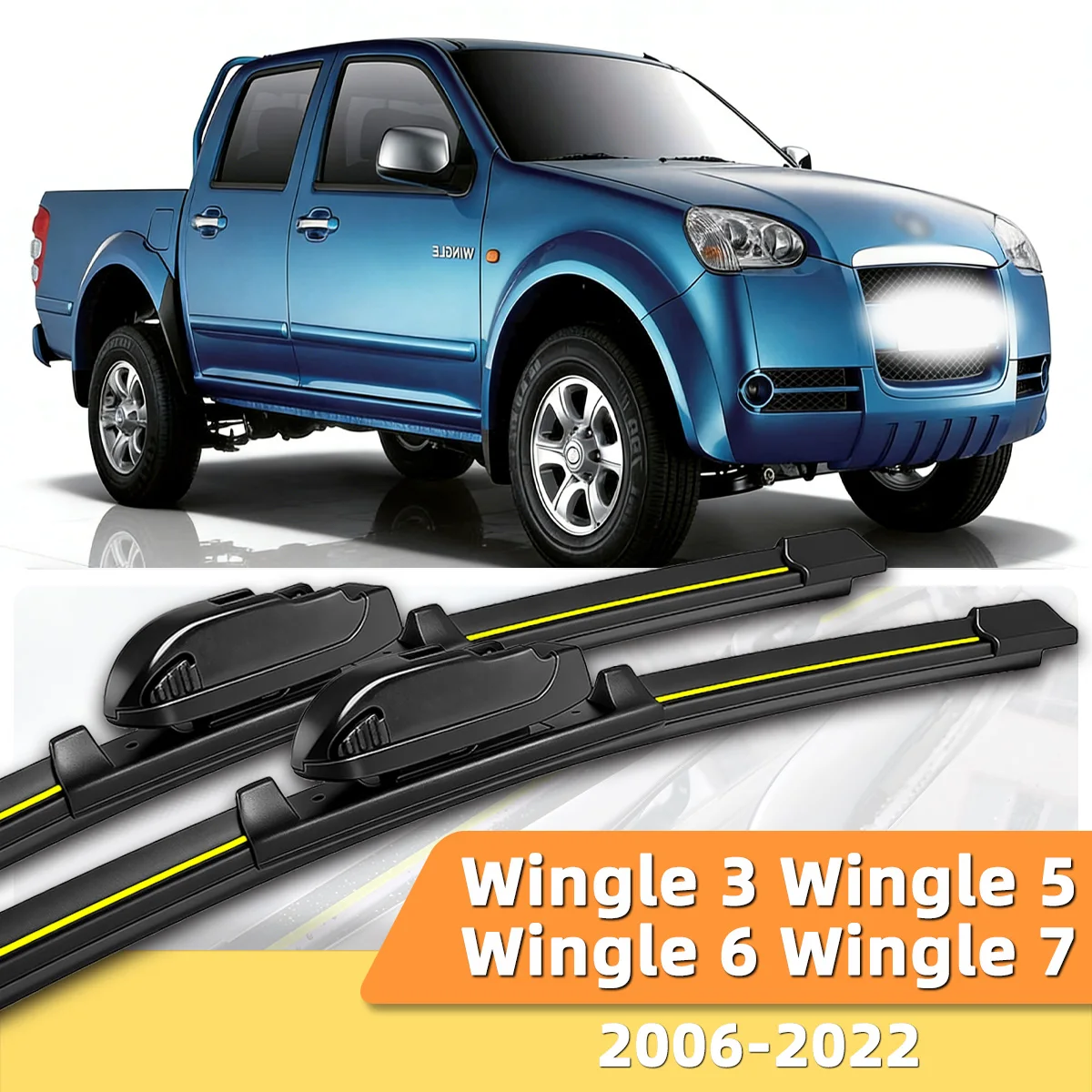 2PCS Car Windshield Wiper Suitable For Great Wall Wingle 3 Wingle 5 Wingle 6 Wingle 7 2006-2022 Rubber Strip Wiper Blades
2PCS Car Windshield Wiper Suitable For Great Wall Wingle 3 Wingle 5 Wingle 6 Wingle 7 2006-2022 Rubber Strip Wiper Blades