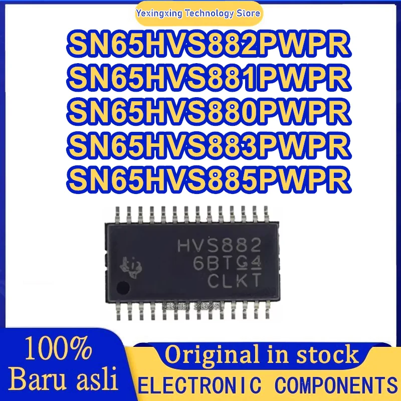 SN65HVS880PWPR SN65HVS881PWPR SN65HVS882PWPR SN65HVS883PWPR SN65HVS885PWPR HTSSOP-28 IC chipset New in stock
SN65HVS880PWPR SN65HVS881PWPR SN65HVS882PWPR SN65HVS883PWPR SN65HVS885PWPR HTSSOP-28 IC chipset New in stock