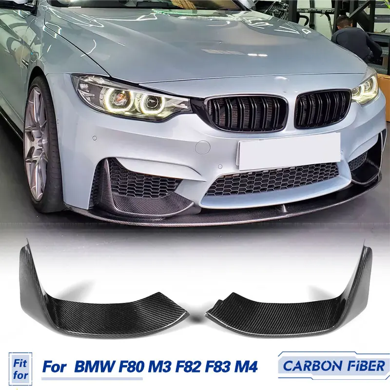 Разветвители переднего бампера автомобиля из углеродного волокна для BMW F80 M3 F82 F83 M4 2015-2019 гоночные передние разветвители губ плавники обвеса FRP
Разветвители переднего бампера автомобиля из углеродного волокна для BMW F80 M3 F82 F83 M4 2015-2019 гоночные передние разветвители губ плавники обвеса FRP