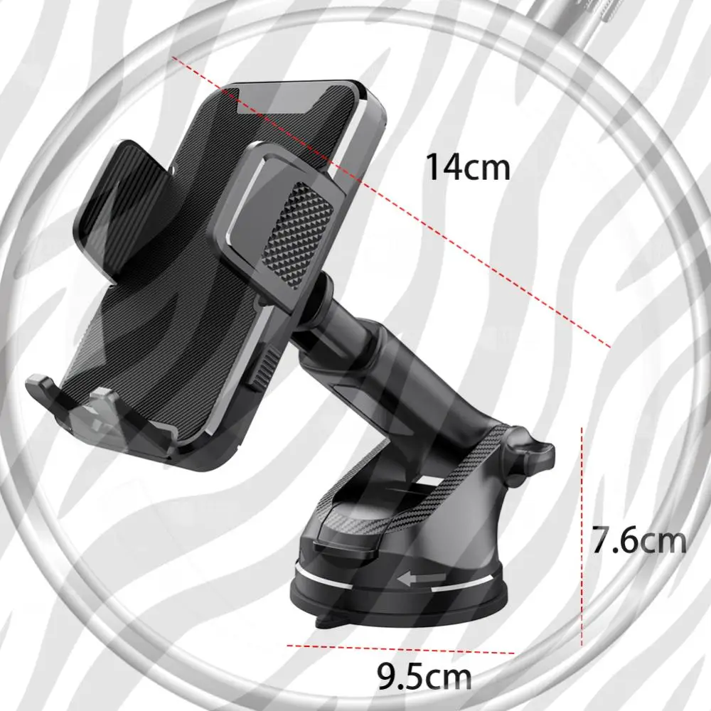 Gravity Sucker Dashboard Mobile Phone Stand 360° Rotation Cell Phone Support Auto Smartphone Stand for Cellphones 4.7-7.9Inch
Gravity Sucker Dashboard Mobile Phone Stand 360° Rotation Cell Phone Support Auto Smartphone Stand for Cellphones 4.7-7.9Inch