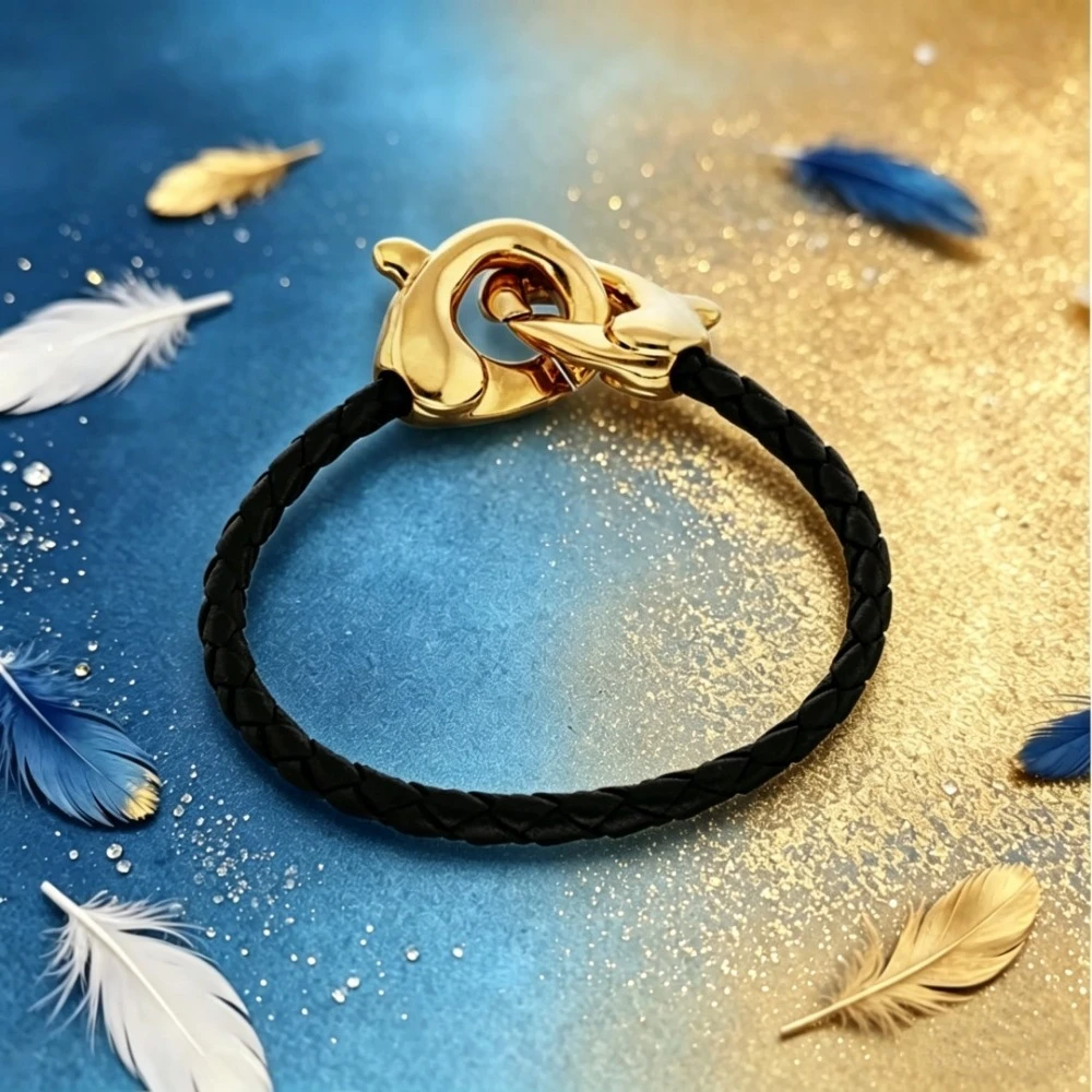 2026 New Spain S925 Silver Woven Cowhide Bracelet, European and American Style Boutique Jewelry
2026 New Spain S925 Silver Woven Cowhide Bracelet, European and American Style Boutique Jewelry