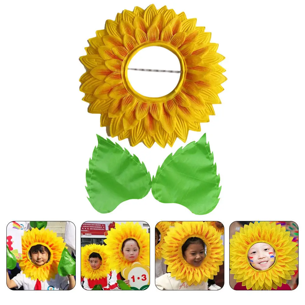2 комплекта головных уборов в виде подсолнухов: стильные желтые повязки на голову с листьями, надежно фиксирующиеся, для детей, школьных мероприятий и праздников
2 комплекта головных уборов в виде подсолнухов: стильные желтые повязки на голову с листьями, надежно фиксирующиеся, для детей, школьных мероприятий и праздников