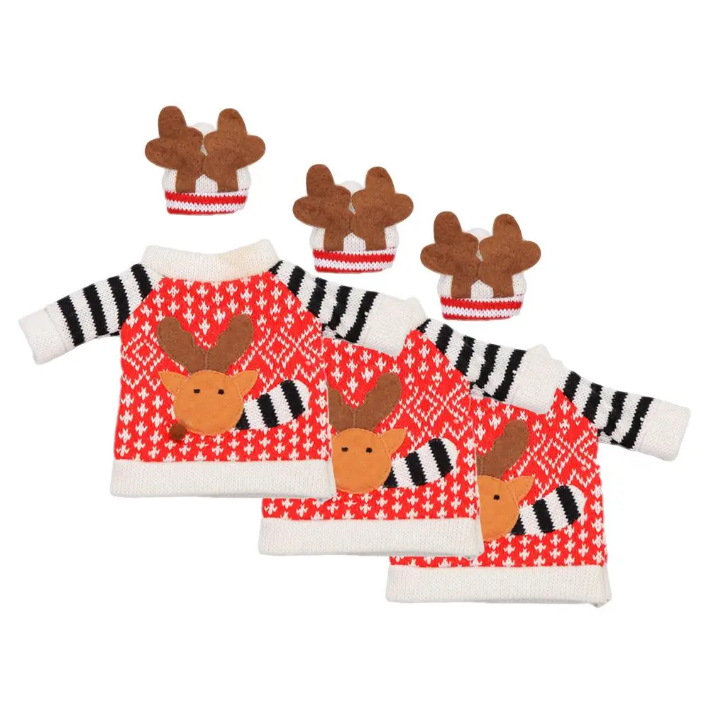 3 Pcs Elk Bottle Cover Christmas Decor Party Tableware Bright Color Gift Wrap Bottle Cover Home Decor
3 Pcs Elk Bottle Cover Christmas Decor Party Tableware Bright Color Gift Wrap Bottle Cover Home Decor