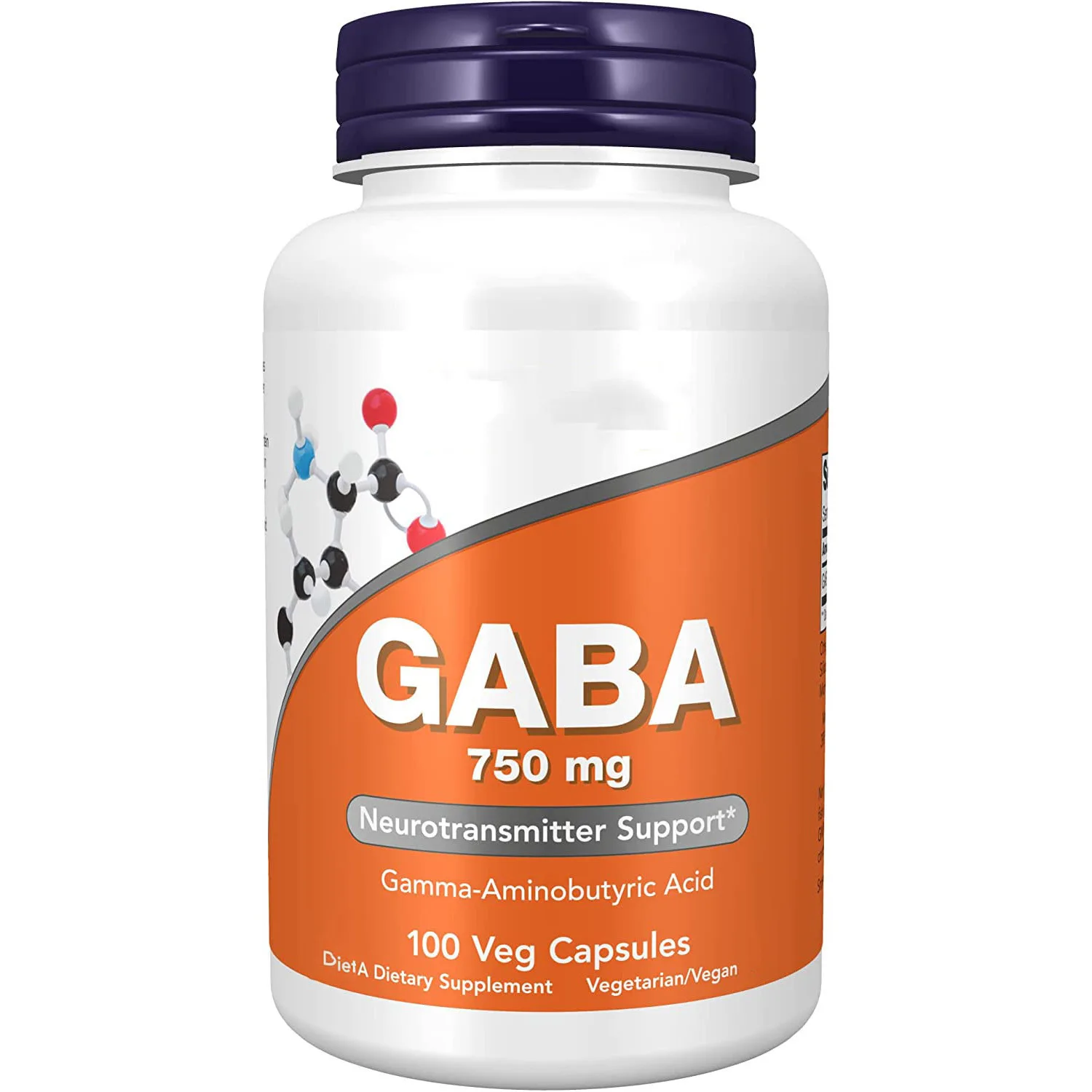 GABA Supplement, GABA (Gamma-Aminobutyric Acid) 750mg, Neurotransmitter Support, - Non-GMO, Gluten Free, 100 Veg Capsules
GABA Supplement, GABA (Gamma-Aminobutyric Acid) 750mg, Neurotransmitter Support, - Non-GMO, Gluten Free, 100 Veg Capsules