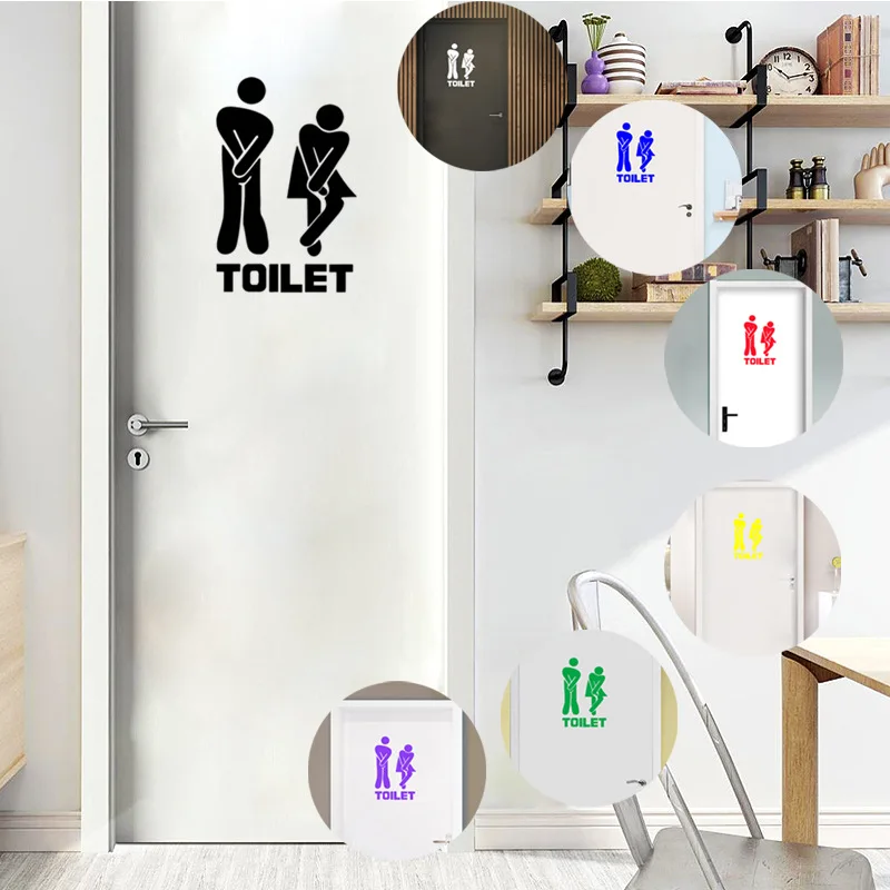 Creative Funny Toilet Wall Door Stickers Bathroom Accessories Waterproof Sticker Home Decor Wall Decorations Living Room Sticker
Creative Funny Toilet Wall Door Stickers Bathroom Accessories Waterproof Sticker Home Decor Wall Decorations Living Room Sticker