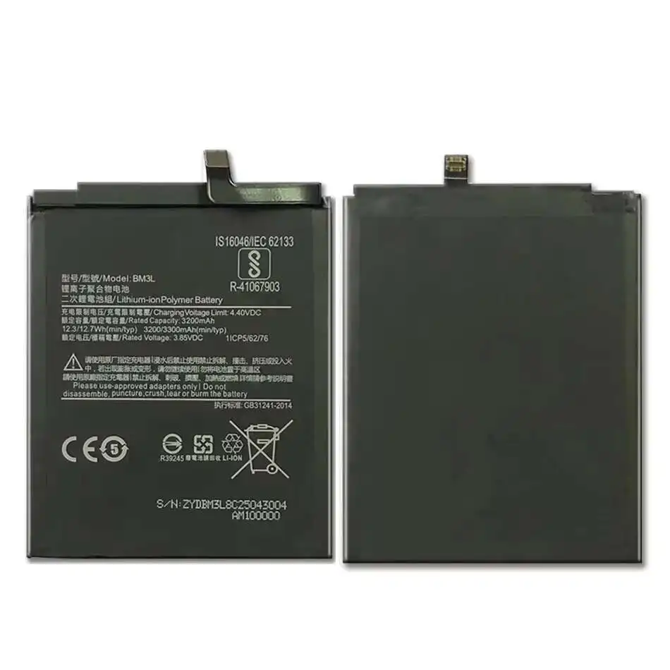 Battery For Xiaomi 9 12 12X 10T 11T 5G 11 8 (Lite Pro) 9Se 11R max 2 MIX 4 3 5G 2 2S 1 Note 9T MTK 800U 3 2 Civi 2 1S BM4G
Battery For Xiaomi 9 12 12X 10T 11T 5G 11 8 (Lite Pro) 9Se 11R max 2 MIX 4 3 5G 2 2S 1 Note 9T MTK 800U 3 2 Civi 2 1S BM4G