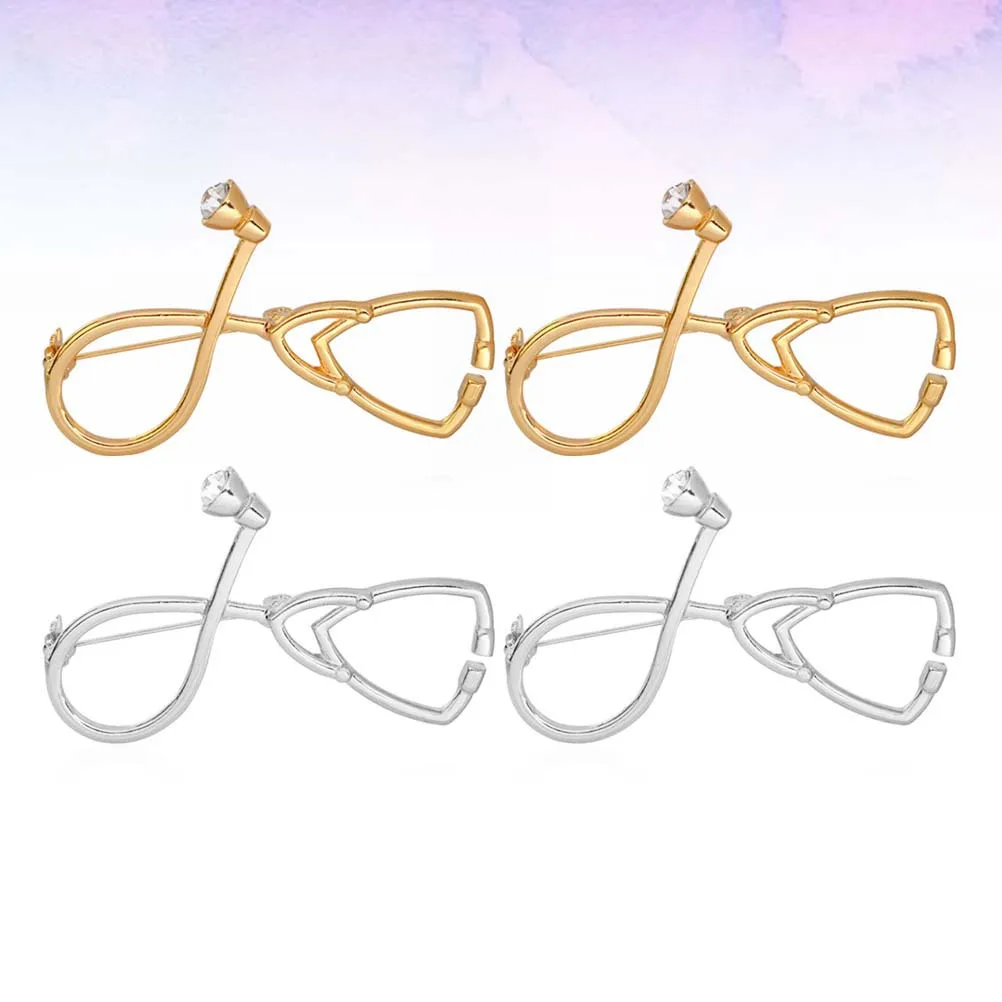 4pcs Stethoscope Brooch Alloy Doctor Lapel Pin For Shirt Gown Saree Wedding Party Valentine Mother'S Day Gift Breastpin 
4pcs Stethoscope Brooch Alloy Doctor Lapel Pin For Shirt Gown Saree Wedding Party Valentine Mother'S Day Gift Breastpin