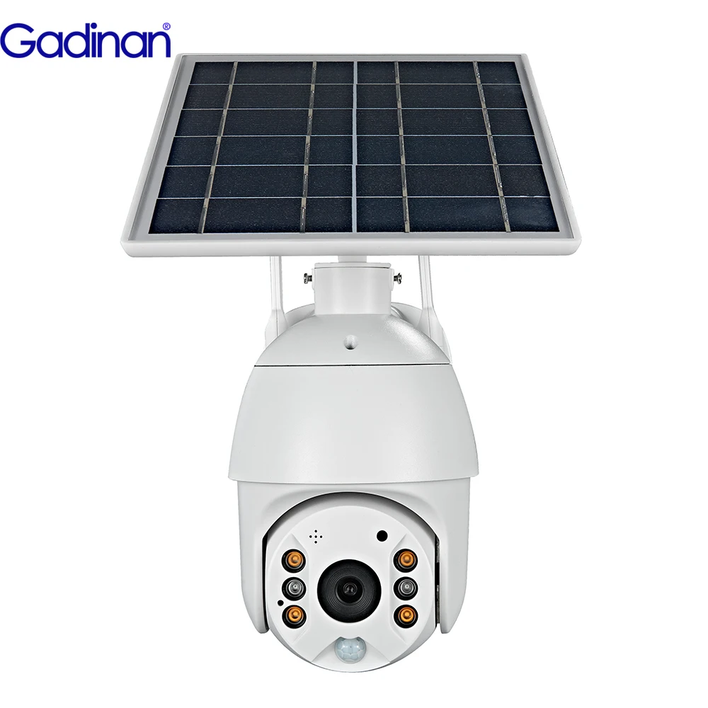 Gadinan 4MP 4G Solar IP Camera PTZ WiFi Security Camera Wireless Surveillance Outdoor Built-in 18650mAh Battery Motion Detection
Gadinan 4MP 4G Solar IP Camera PTZ WiFi Security Camera Wireless Surveillance Outdoor Built-in 18650mAh Battery Motion Detection