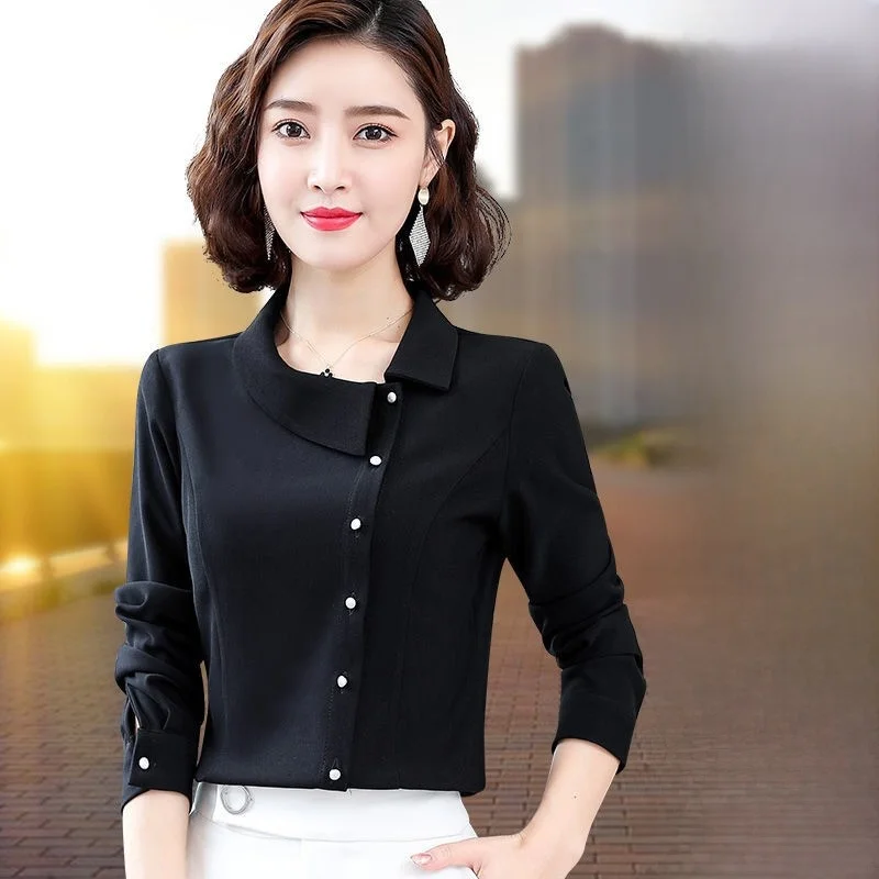 Свободная женская блузка больших размеров из шифона с асимметричным вырезом, однотонная, с пуговицами, скрывающая живот
Свободная женская блузка больших размеров из шифона с асимметричным вырезом, однотонная, с пуговицами, скрывающая живот