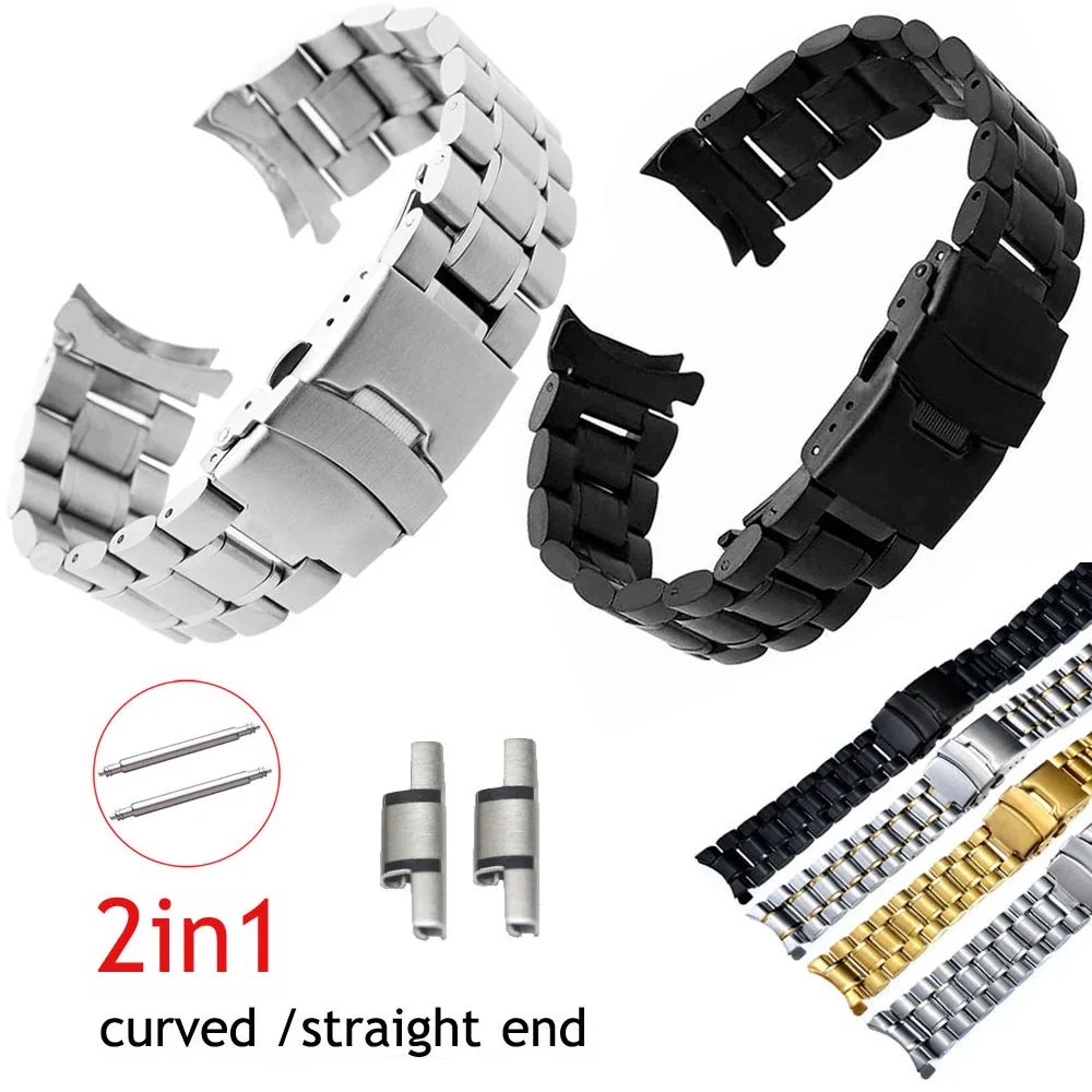 Ремешок для часов из цельной нержавеющей стали 18 мм, 20 мм, 22 мм, 24 мм, металлический, с плоскими изогнутыми концами, браслет, аксессуары для часов с инструментом
Ремешок для часов из цельной нержавеющей стали 18 мм, 20 мм, 22 мм, 24 мм, металлический, с плоскими изогнутыми концами, браслет, аксессуары для часов с инструментом