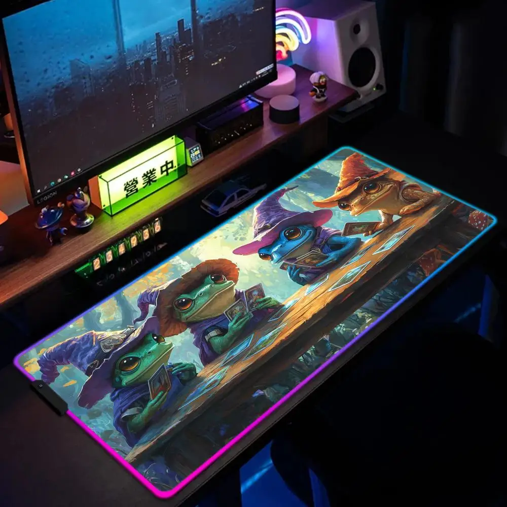 Коврик для мыши Frog Party XXL RGB игровой коврик для мыши Аксессуары для геймеров Большие коврики для мыши со светодиодной подсветкой Коврик для ПК Компьютерный стол с подсветкой
Коврик для мыши Frog Party XXL RGB игровой коврик для мыши Аксессуары для геймеров Большие коврики для мыши со светодиодной подсветкой Коврик для ПК Компьютерный стол с подсветкой