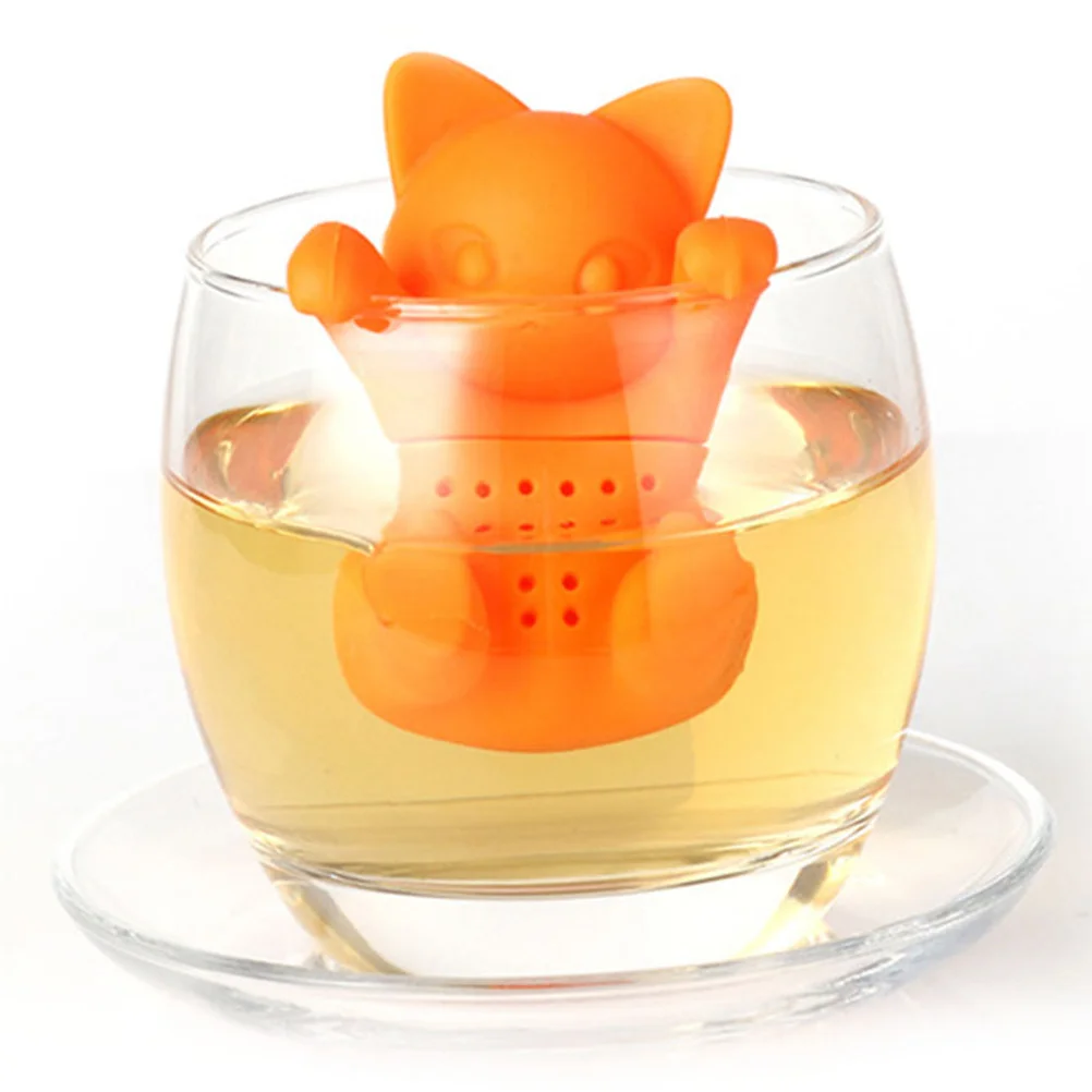 3Pcs Cat Silicone Tea Infuser Cute Animal Steeper Reusable Strainer for Loose Leaf Tea Cup Home Office Coffee Strainer
3Pcs Cat Silicone Tea Infuser Cute Animal Steeper Reusable Strainer for Loose Leaf Tea Cup Home Office Coffee Strainer